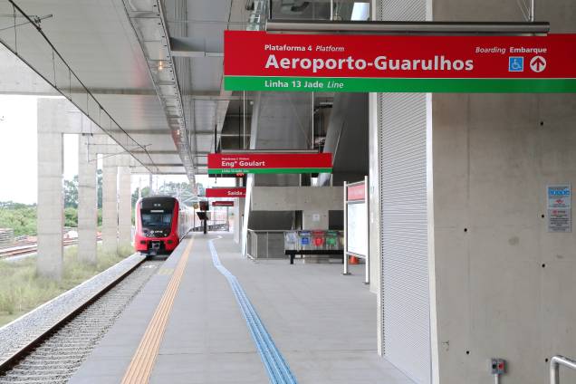 Estação Engenheiro Goulart, da Linha 13-Jade da CPTM Estação Engenheiro Goulart, da Linha 13-Jade da CPTM