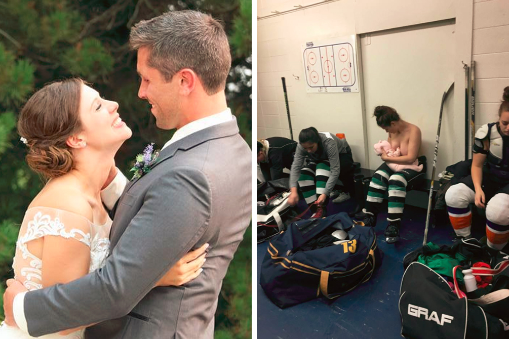 Foto de jogadora de hóquei dá o que falar no Facebook