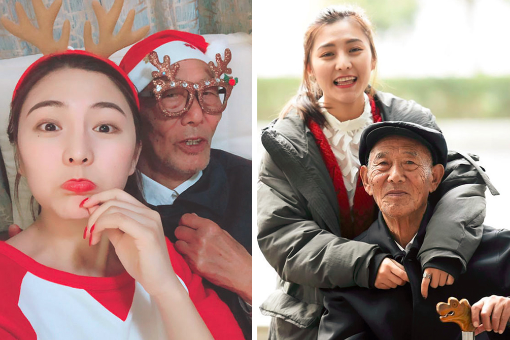 Jovem emociona web ao realizar último sonho do avô