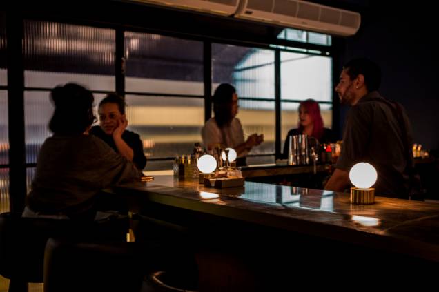 Fel: bar fica no Edifício Copan Fel: bar fica no Edifício Copan