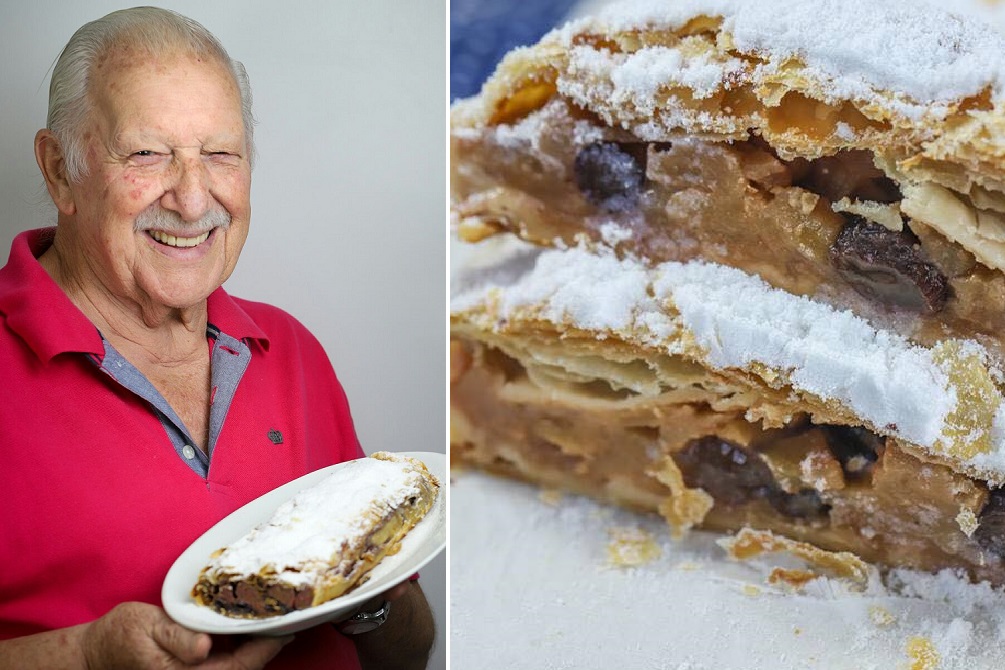 Aos 83 anos, paulistano faz sucesso na web com strudel caseiro