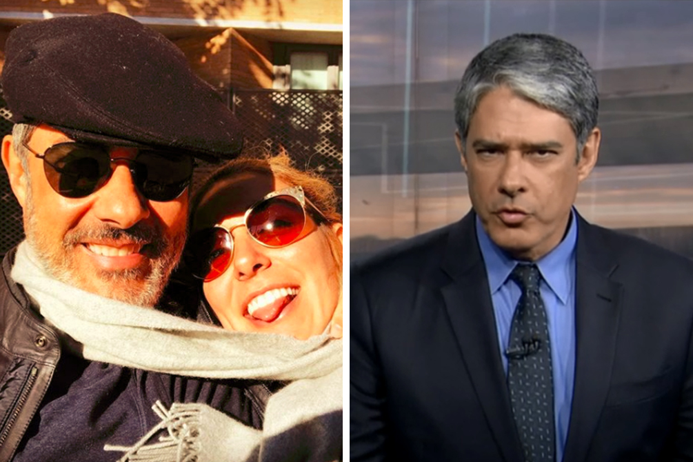 William Bonner responde seguidora que chamou namorada de “feia”