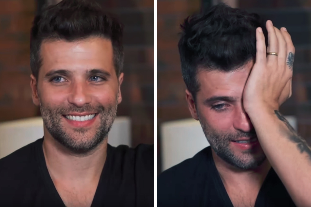 Bruno Gagliasso vai às lágrimas após ser surpreendido em aniversário