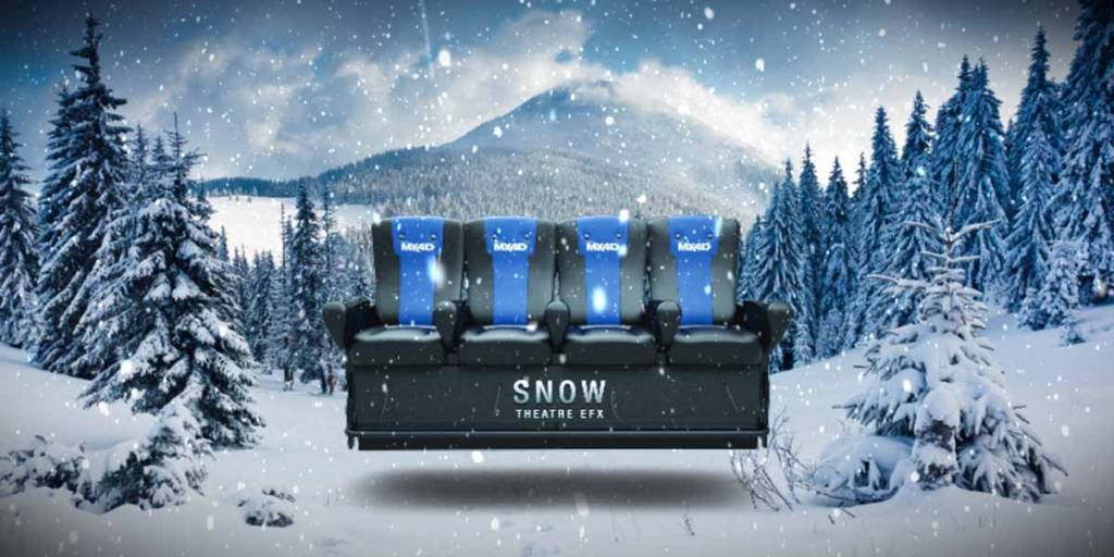 Rede de cinemas vai abrir sala que faz cair flocos de neve