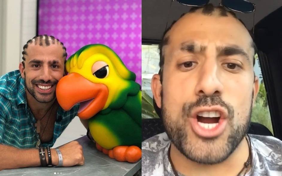 Vice-campeão do BBB, Kaysar é recebido por multidão ao chegar em Curitiba