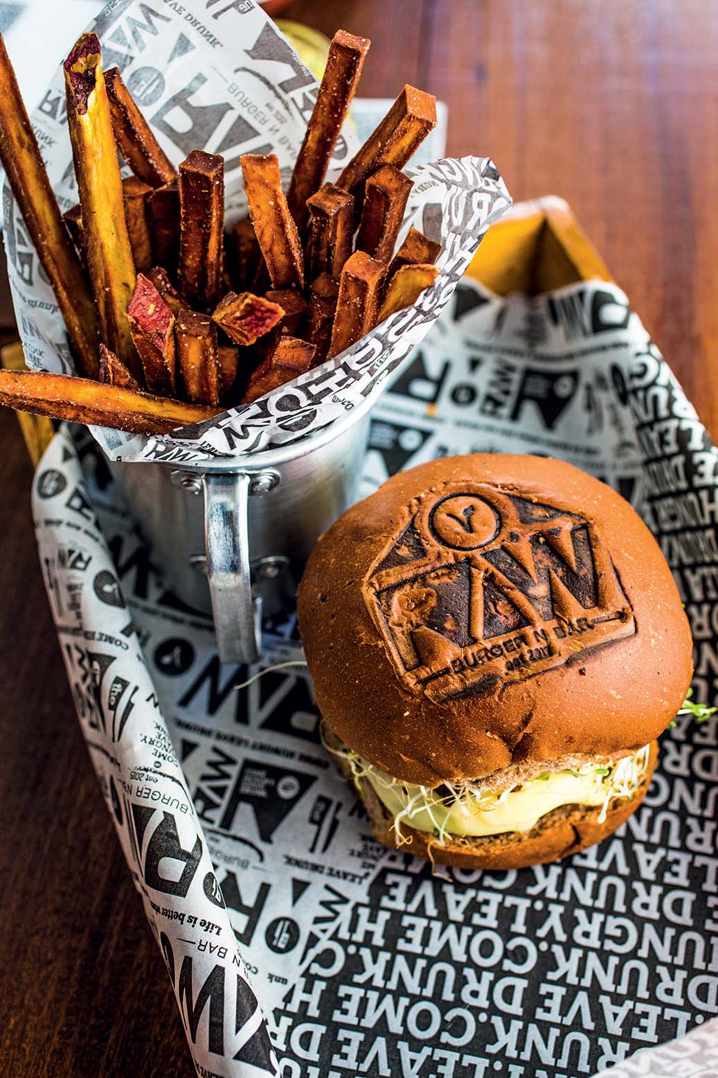 Veggie Raw Burger N Bar