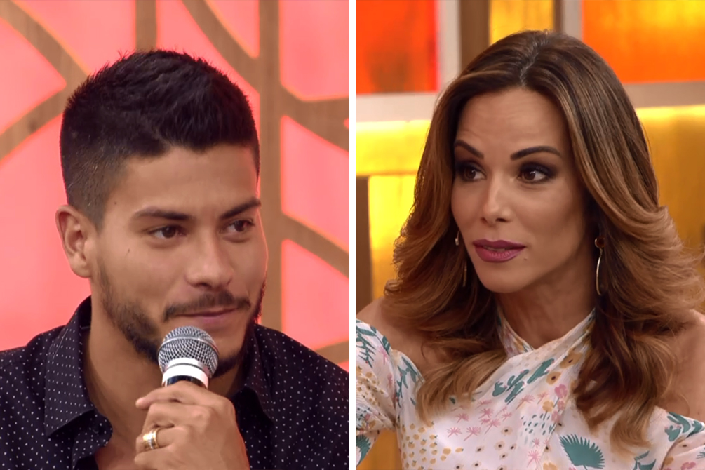 Arthur Aguiar rebate Ana Furtado ao falar sobre casamento no Encontro