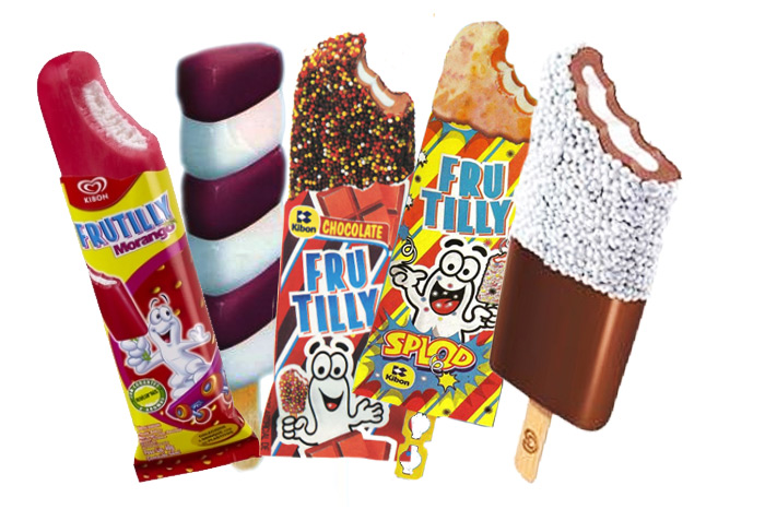 As muitas faces do sorvete Frutilly