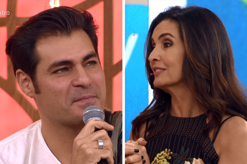 Thiago Lacerda relembra “saia justa” e surpreende Fátima no Encontro