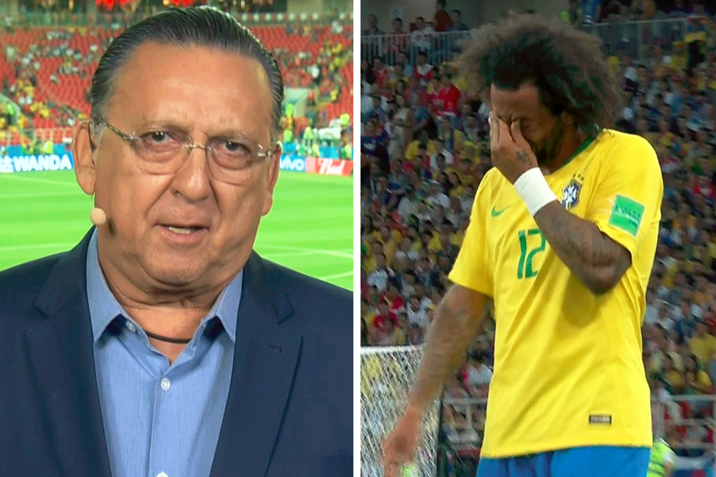 Galvão Bueno troca nome de novela da Globo no Brasil x Sérvia