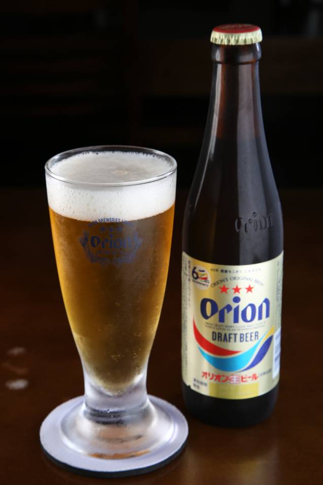 Cerveja de trigo Orion do Kyokuto Cerveja de trigo Orion do Kyokuto