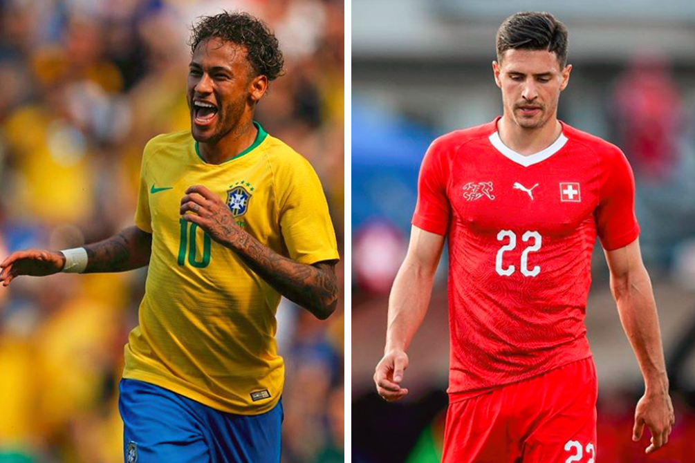 Zagueiro suíço provoca polêmica com foto de Neymar ao comemorar empate