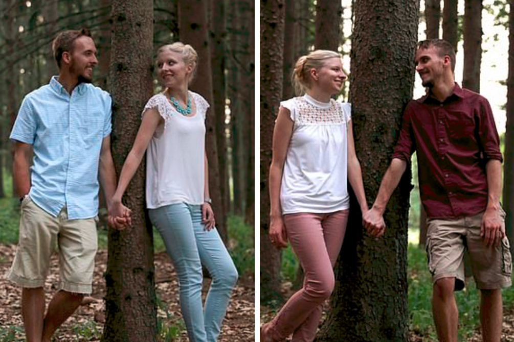 Irmãos gêmeos idênticos se casam com irmãs gêmeas idênticas