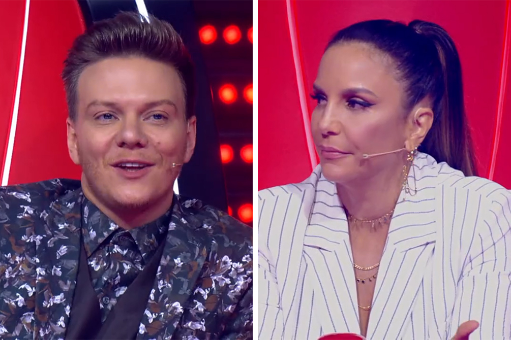 Michel Teló é surpreendido no The Voice Brasil após bloquear Ivete Sangalo