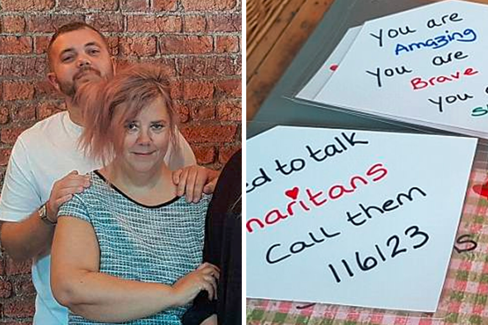 Mulher já salvou 14 vidas ao distribuir mensagens surpreendentes