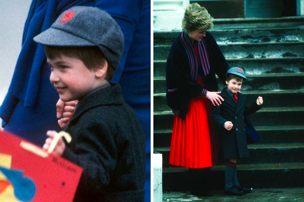O que Diana disse para William no primeiro dia de aula do príncipe