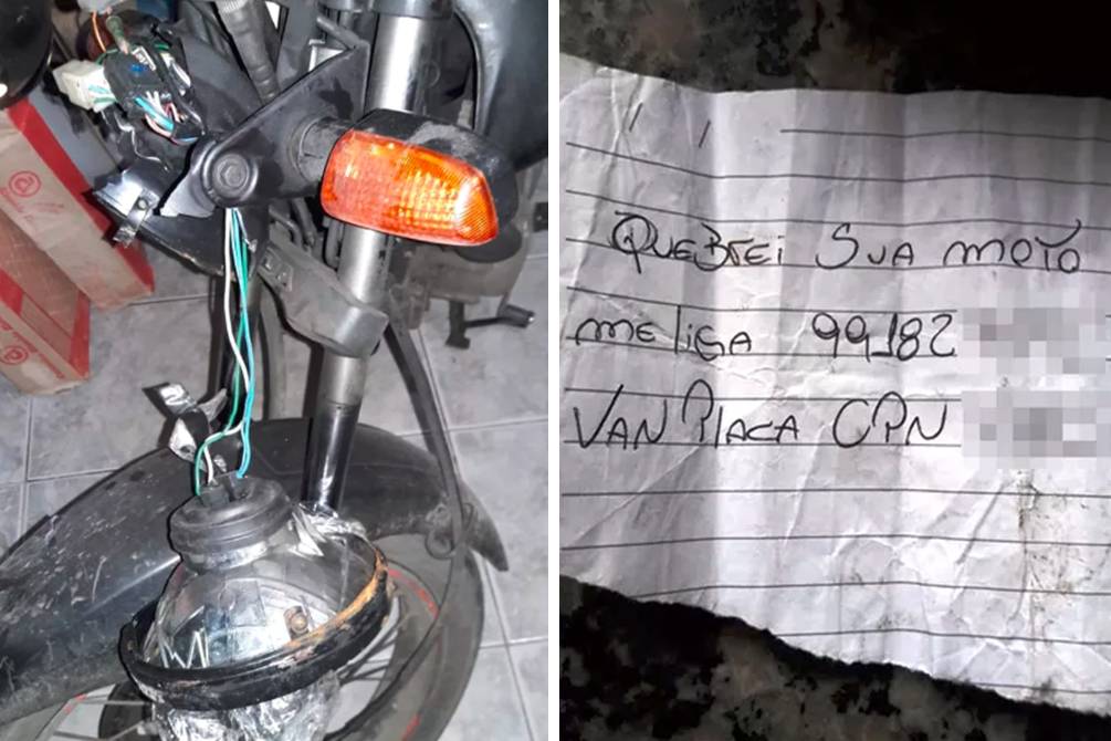 Motorista repercute na internet ao deixar bilhete após acidente em SP