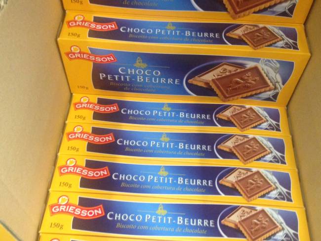Sam’s Club – Biscoito com cobertura de chocolate petit Beurre Griesson, de 150 gramas R$ 8,98 Sam’s Club – Biscoito com cobertura de chocolate petit Beurre Griesson, de 150 gramas R$ 8,98