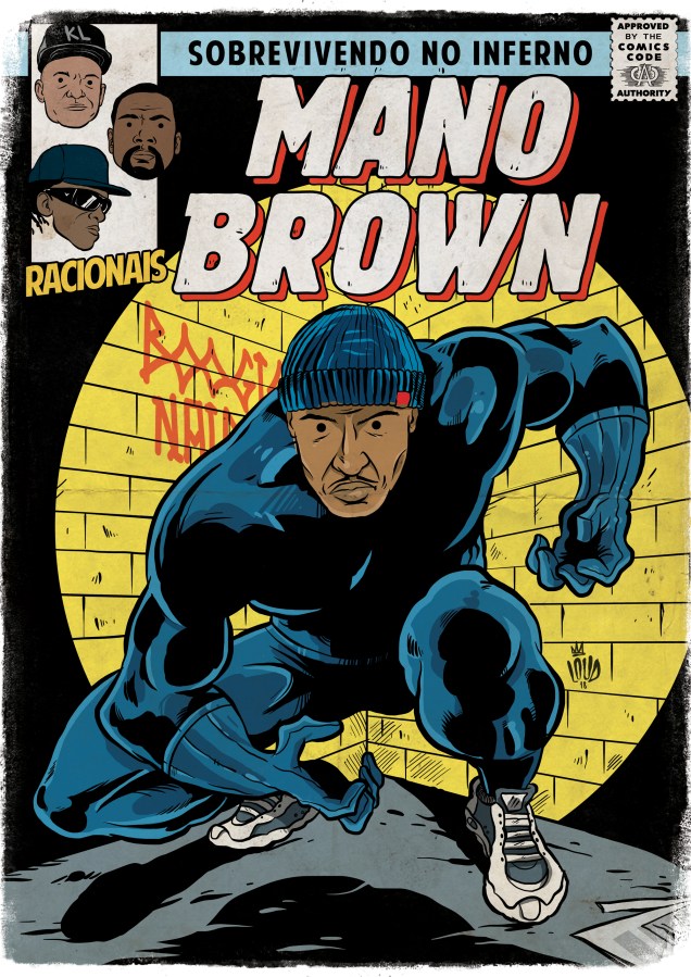 L&iacute;der dos Racionais MC's, Mano Brown encarnou T'Challa, o Pantera Negra, Rei de Wakanda