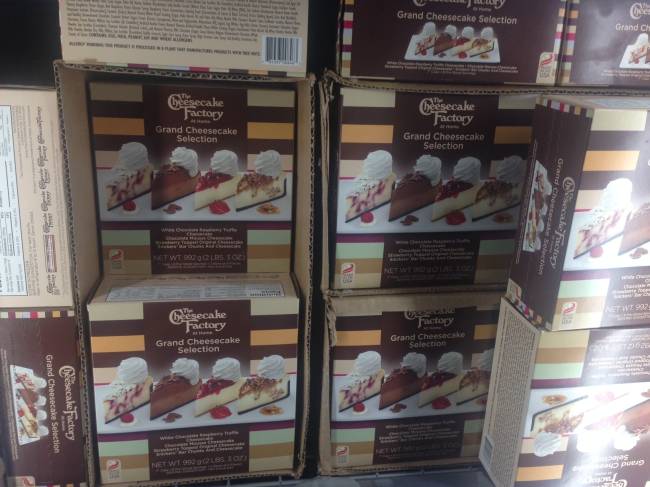 Sams Club – Cheesecake Grand Selection, da Cheesecake Factory, com oito unidades de quatro sabores diferentes R$ 72,97 Sams Club – Cheesecake Grand Selection, da Cheesecake Factory, com oito unidades de quatro sabores diferentes R$ 72,97