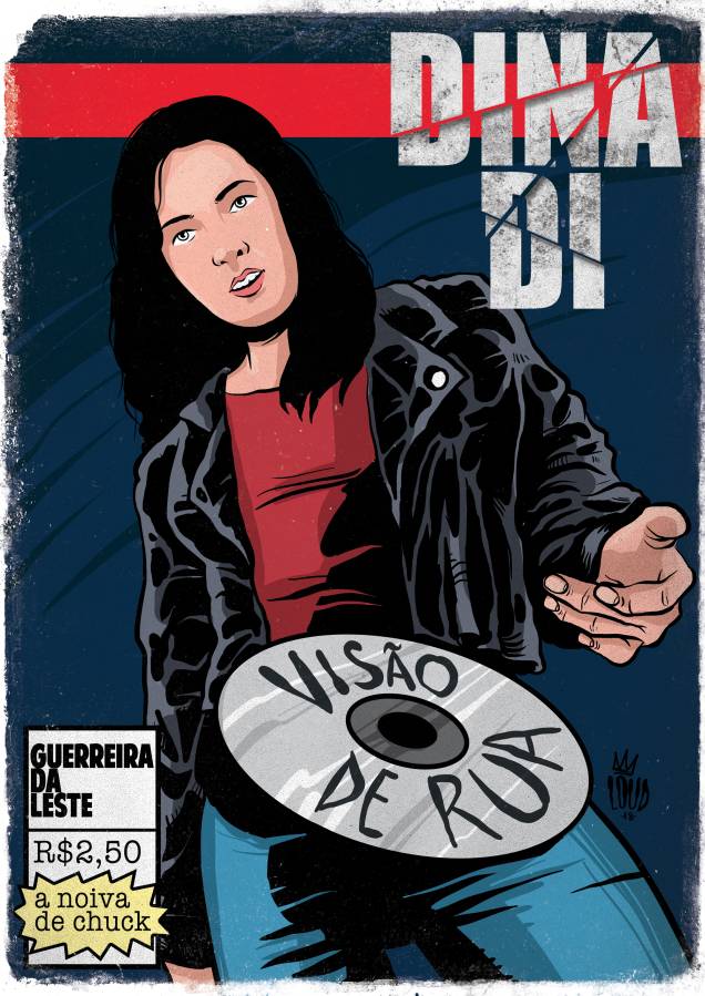 Vocalista do grupo Visão de Rua, Dina Di faleceu em 2010 e foi homenageada com o papel da heróina Jessica Jones Vocalista do grupo Visão de Rua, Dina Di faleceu em 2010 e foi homenageada com o papel da heróina Jessica Jones