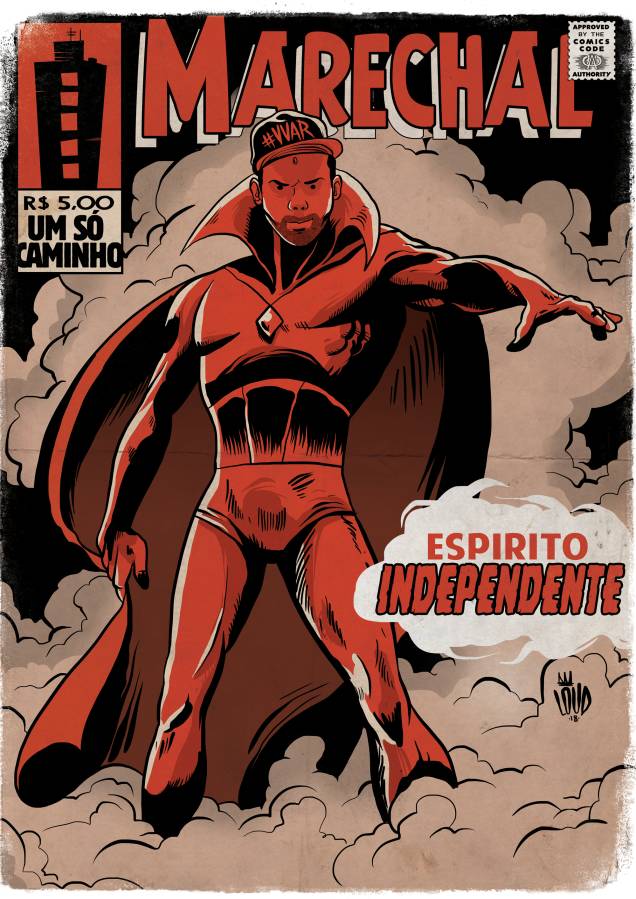 Rapper, compositor e produtor, MC Marechal foi transformado no androide Visão Rapper, compositor e produtor, MC Marechal foi transformado no androide Visão