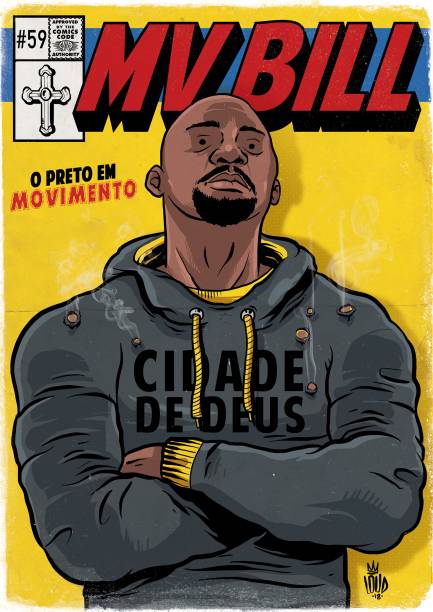 MV Bill &eacute;, al&eacute;m de rapper, ator e escritor e encarna o personagem Luke Cage, que faz sucesso com sua pr&oacute;pria s&eacute;rie na Netflix, atualmente na segunda temporada