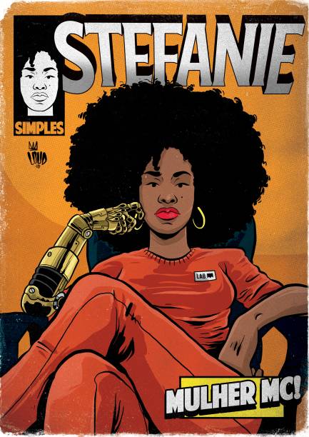 Outra rapper em ascen&ccedil;&atilde;o, Stefanie &eacute; membro do grupo de rap Rimas & Melodias, formado apenas por mulheres, e ganhou o papel da guerreira Misty Knight