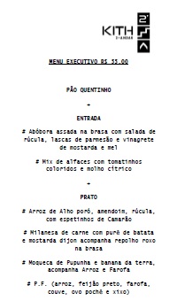 Card&aacute;pio &ndash; Kith