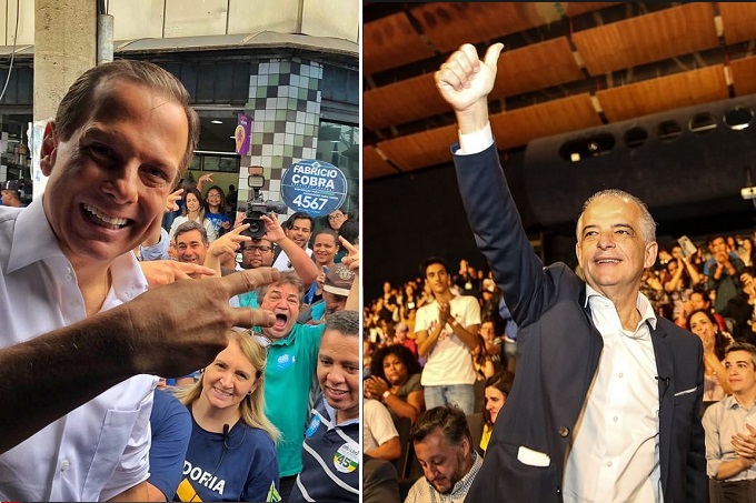 Doria e França disputarão segundo turno para o Governo de SP