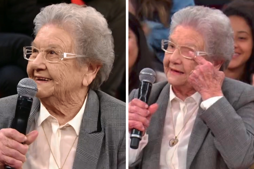 Palmirinha Onofre vai às lágrimas ao relembrar carreira no Altas Horas