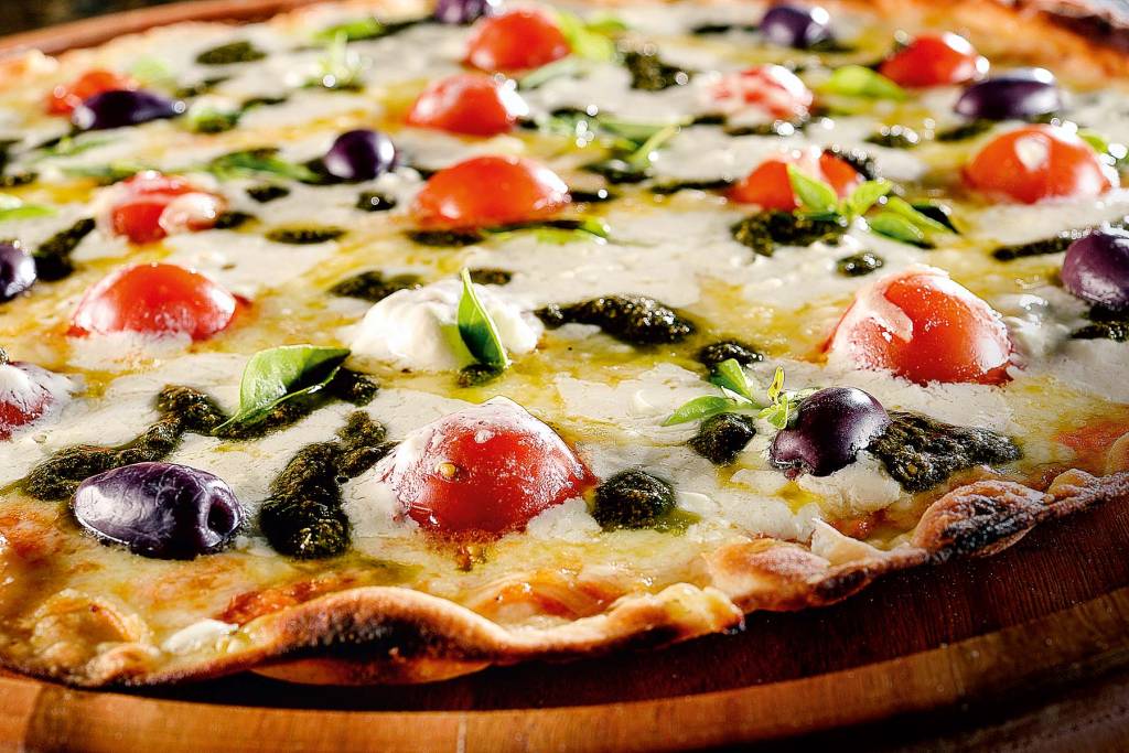 Onde encontrar pizza com burrata