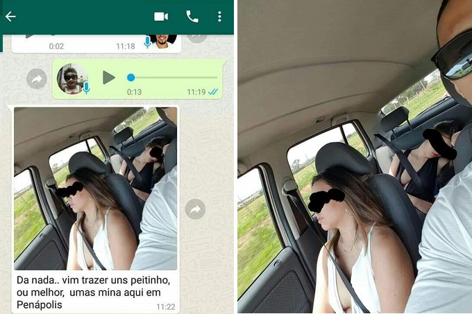 Motorista de aplicativo fotografa seios de passageiras e envia no WhatsApp