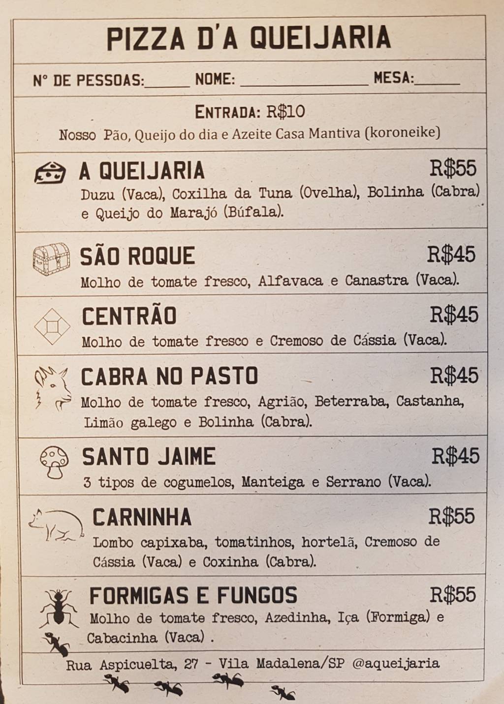 Cardápio – Pizza d’A Queijaria Cardápio – Pizza d’A Queijaria