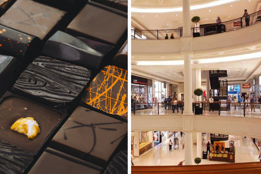 Loja de chocolates premiada oferece experiência inusitada em novo ponto