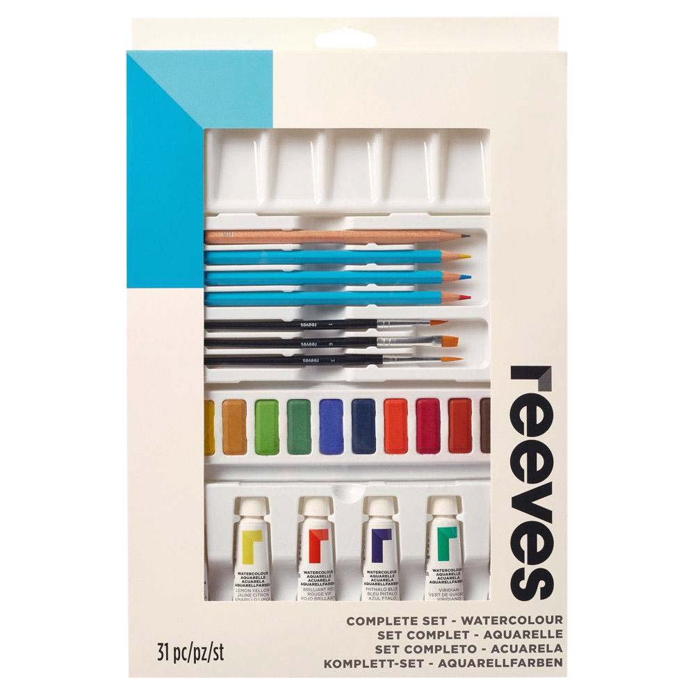 Estojo de aquarela da Reeves Estojo de aquarela da Reeves