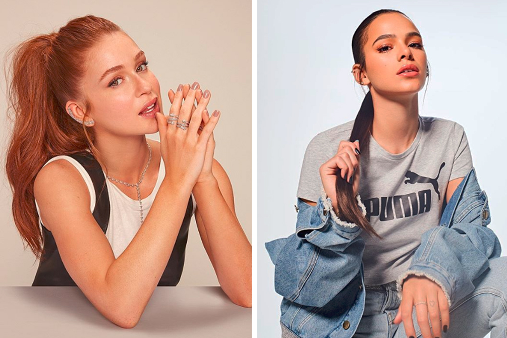Marquezine responde internauta que a comparou com Marina Ruy Barbosa