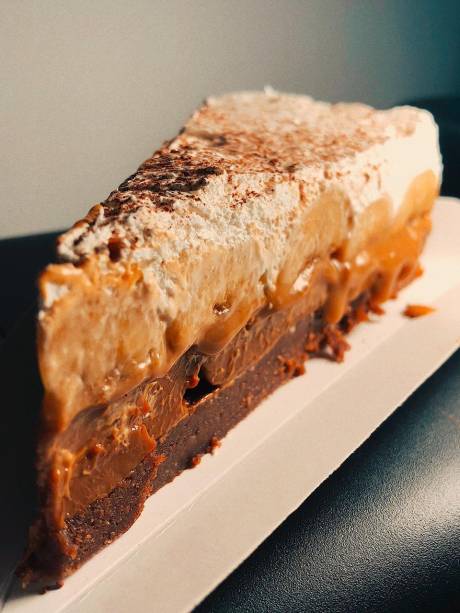 Banoffee de Nutella: massa de bolacha, banana-nanica, chantili e o creme de avelã Banoffee de Nutella: massa de bolacha, banana-nanica, chantili e o creme de avelã