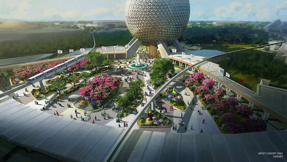 Reimagined Epcot Entrance