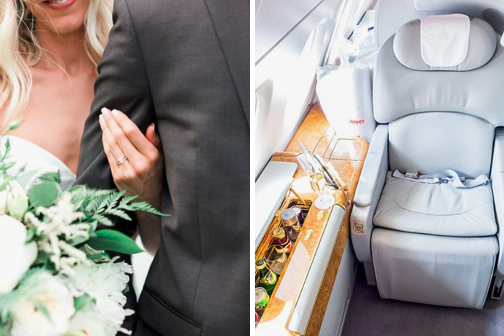 Recém-casado “abandona” mulher após aceitar upgrade em voo de lua de mel