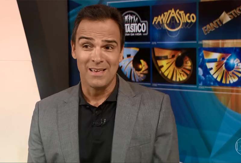 O apresentador Tadeu Schmidt