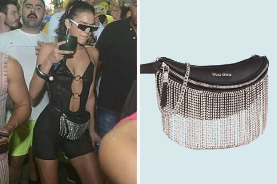 Bruna Marquezine pula carnaval com pochete de 6435 reais