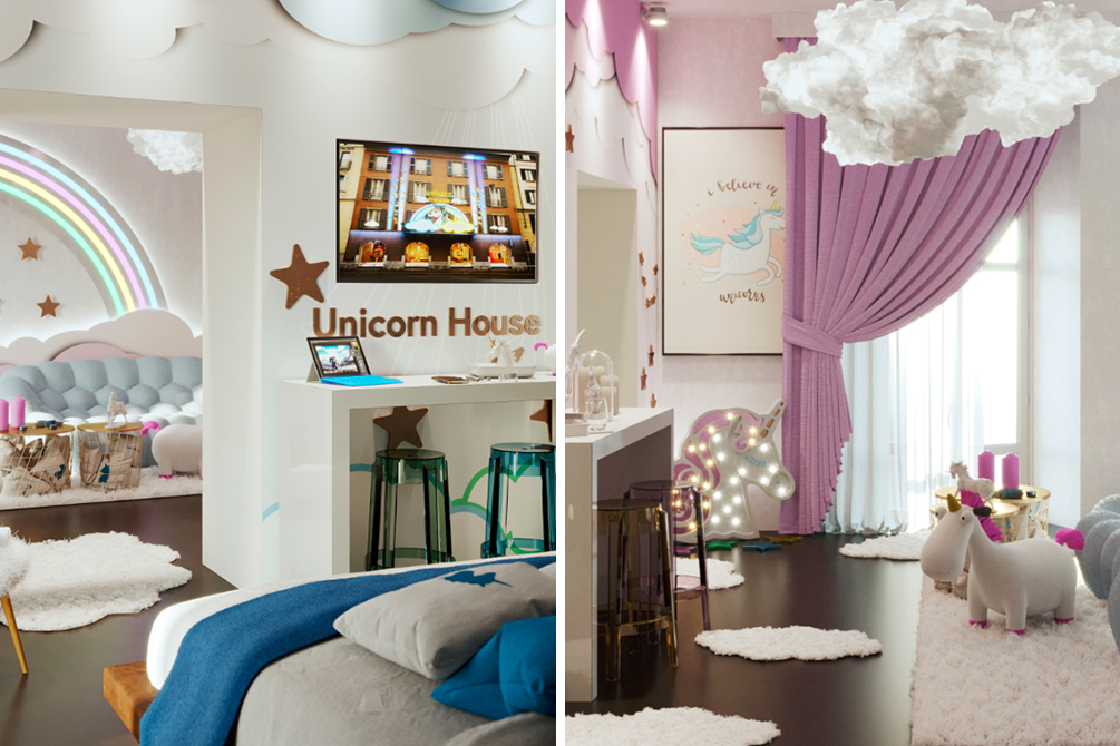 Itália tem hospedagem em apartamento de unicórnio por tempo limitado