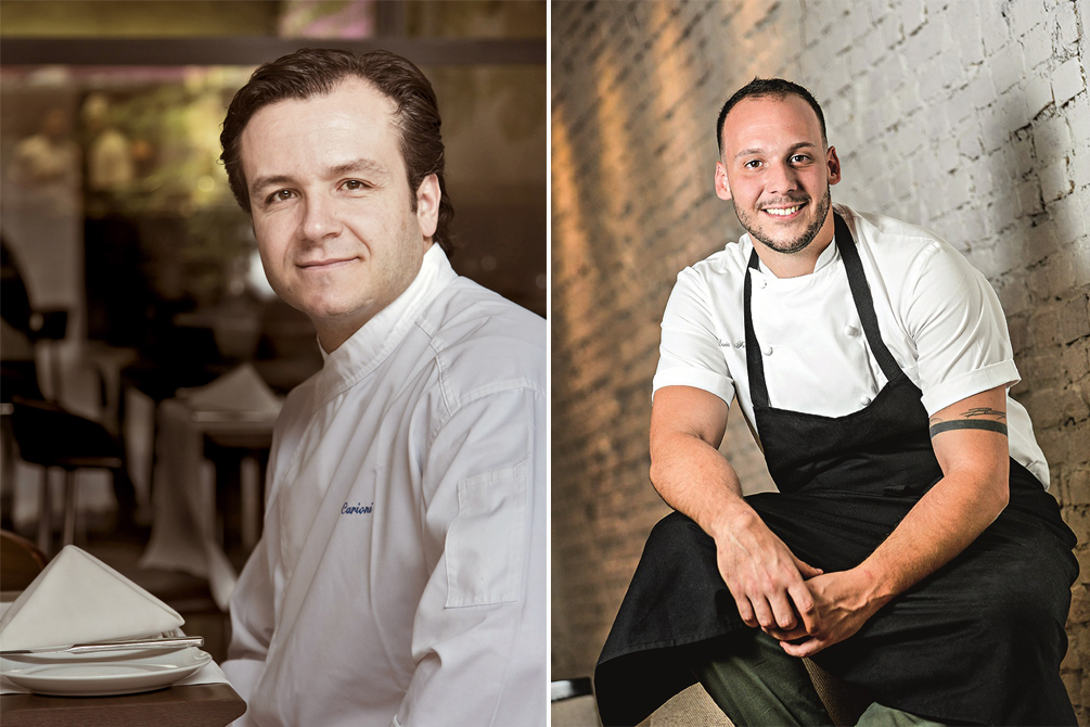 Premiado, Luiz Filipe Souza prepara jantar com Renato Carioni no Così