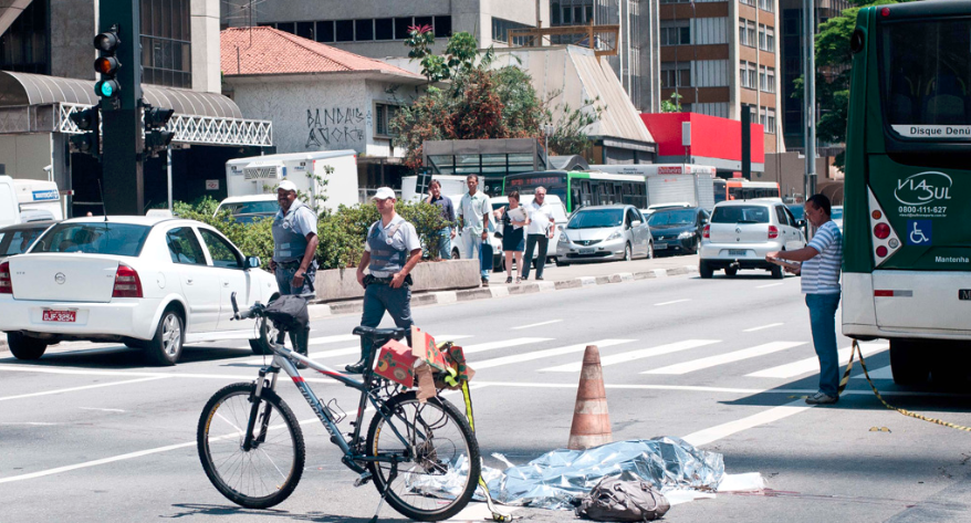 Número de ciclistas mortos no trânsito de SP triplica no começo de 2019