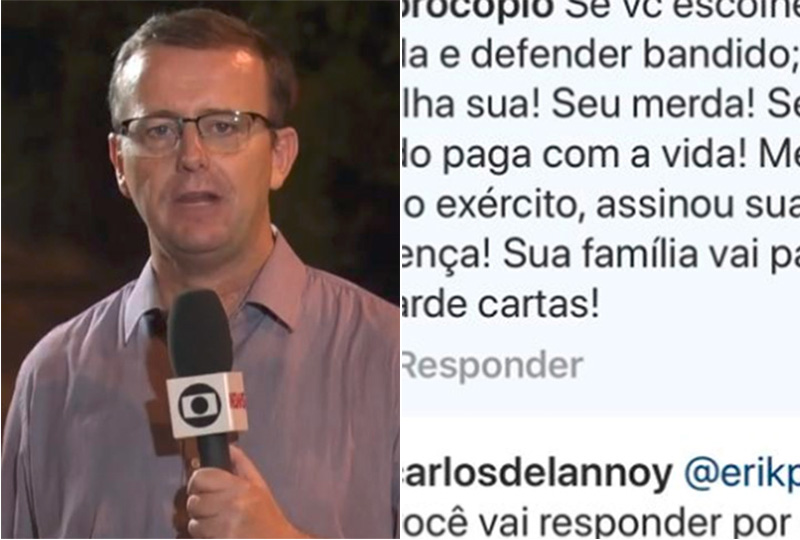 Jornalista da Globo é ameaçado de morte após matéria no Fantástico