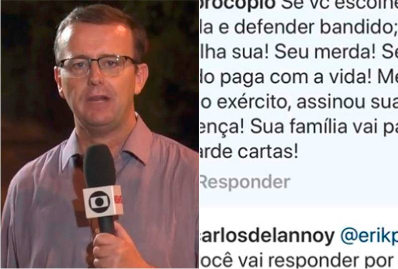 Jornalista da Globo é ameaçado de morte após matéria no Fantástico