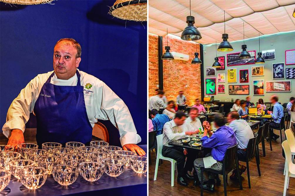 Erick Jacquin serve jantar de 620 reais no Supra di Mauro Maia