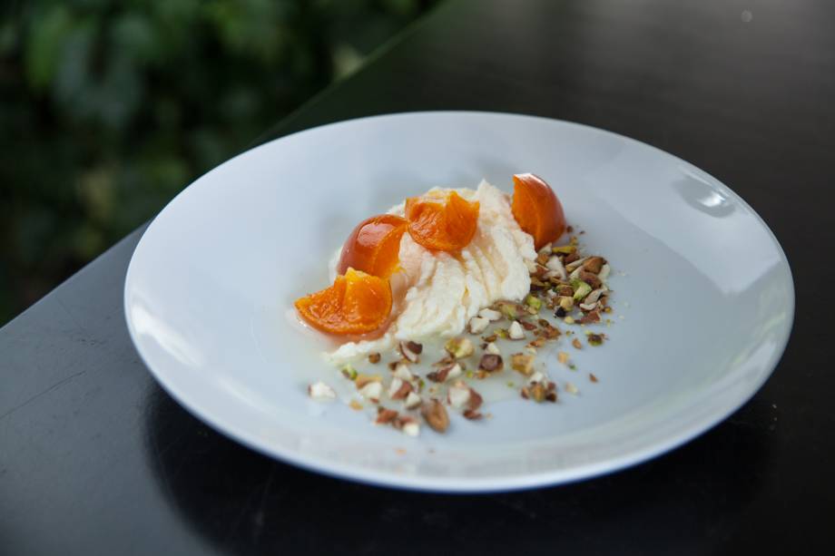 Compota de tangerina com ricota Compota de tangerina com ricota