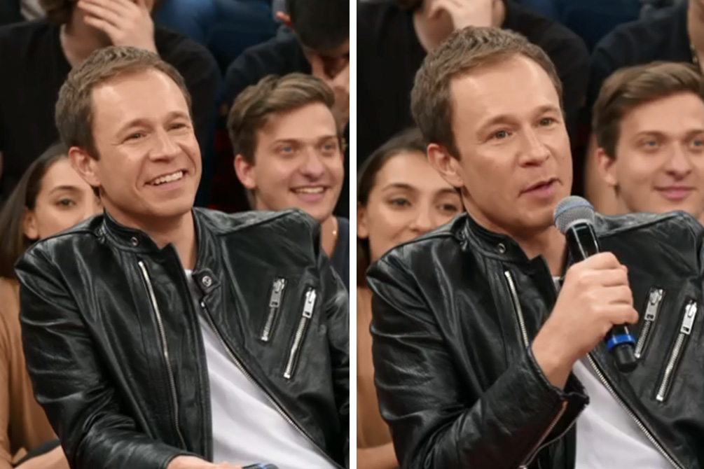 Leifert é surpreendido por “antes e depois” e dá o que falar no Altas Horas